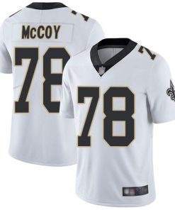 Nike New Orleans Saints #78 Erik McCoy White Men's Stitched NFL Vapor Untouchable Limited Jersey Men's