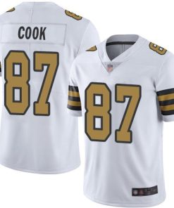 Nike New Orleans Saints #87 Jared Cook White Men's Stitched NFL Limited Rush Jersey Men's