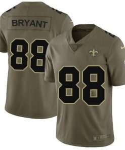 Nike New Orleans Saints #88 Dez Bryant Olive Men's Stitched NFL Limited 2017 Salute To Service Jersey Men's