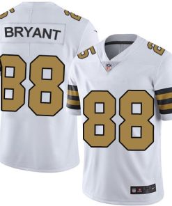 Nike New Orleans Saints #88 Dez Bryant White Men's Stitched NFL Limited Rush Jersey Men's