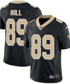 Nike New Orleans Saints #89 Josh Hill Black Team Color Men's Stitched NFL Vapor Untouchable Limited Jersey Men's