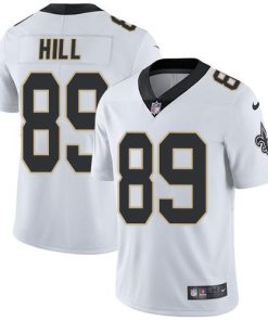 Nike New Orleans Saints #89 Josh Hill White Men's Stitched NFL Vapor Untouchable Limited Jersey Men's