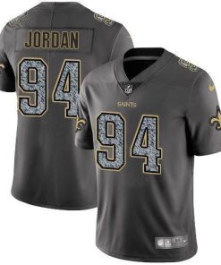 Nike New Orleans Saints #94 Cameron Jordan Gray Static Men's Stitched NFL Vapor Untouchable Limited Jersey Men's