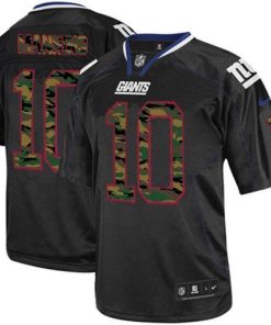 Nike New York Giants #10 Eli Manning Black Men's Stitched NFL Elite Camo Fashion Jersey Men's