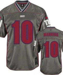 Nike New York Giants #10 Eli Manning Grey Men's Stitched NFL Elite Vapor Jersey Men's