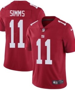 Nike New York Giants #11 Phil Simms Red Alternate Men's Stitched NFL Vapor Untouchable Limited Jersey Men's