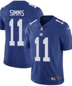 Nike New York Giants #11 Phil Simms Royal Blue Team Color Men's Stitched NFL Vapor Untouchable Limited Jersey Men's