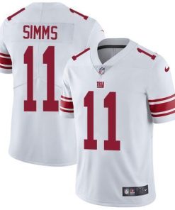Nike New York Giants #11 Phil Simms White Men's Stitched NFL Vapor Untouchable Limited Jersey Men's