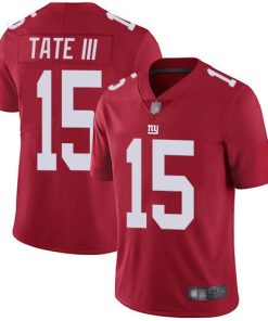 Nike New York Giants #15 Golden Tate III Red Alternate Men's Stitched NFL Vapor Untouchable Limited Jersey Men's