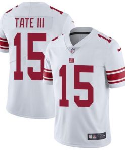 Nike New York Giants #15 Golden Tate White Men's Stitched NFL Vapor Untouchable Limited Jersey Men's