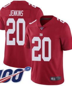 Nike New York Giants #20 Janoris Jenkins Red Men's Stitched NFL Limited Inverted Legend 100th Season Jersey Men's