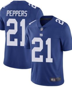 Nike New York Giants #21 Jabrill Peppers Royal Blue Team Color Men's Stitched NFL Vapor Untouchable Limited Jersey Men's