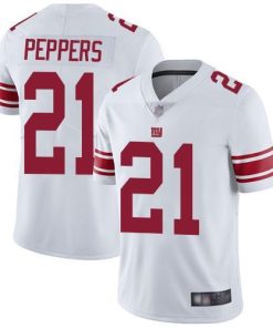 Nike New York Giants #21 Jabrill Peppers White Men's Stitched NFL Vapor Untouchable Limited Jersey Men's