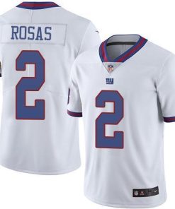 Nike New York Giants #2 Aldrick Rosas White Men's Stitched NFL Limited Rush Jersey Men's