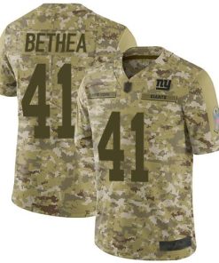 Nike New York Giants #41 Antoine Bethea Camo Men's Stitched NFL Limited 2018 Salute To Service Jersey Men's
