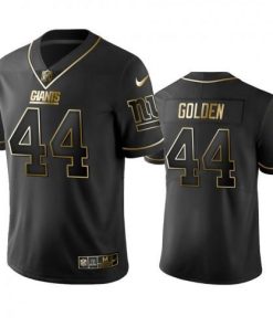 Nike New York Giants #44 Markus Golden Black Golden Limited Edition Stitched NFL Jersey Men's