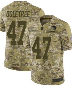 Nike New York Giants #47 Alec Ogletree Camo Men's Stitched NFL Limited 2018 Salute To Service Jersey Men's