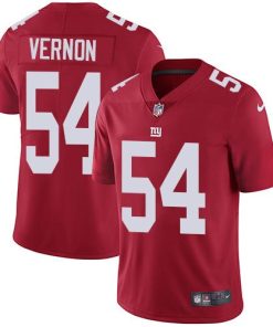 Nike New York Giants #54 Olivier Vernon Red Alternate Men's Stitched NFL Vapor Untouchable Limited Jersey Men's