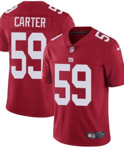 Nike New York Giants #59 Lorenzo Carter Red Alternate Men's Stitched NFL Vapor Untouchable Limited Jersey Men's