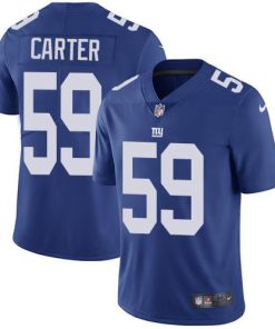 Nike New York Giants #59 Lorenzo Carter Royal Blue Team Color Men's Stitched NFL Vapor Untouchable Limited Jersey Men's