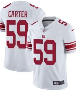 Nike New York Giants #59 Lorenzo Carter White Men's Stitched NFL Vapor Untouchable Limited Jersey Men's
