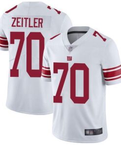 Nike New York Giants #70 Kevin Zeitler White Men's Stitched NFL Vapor Untouchable Limited Jersey Men's
