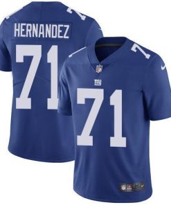 Nike New York Giants #71 Will Hernandez Royal Blue Team Color Men's Stitched NFL Vapor Untouchable Limited Jersey Men's
