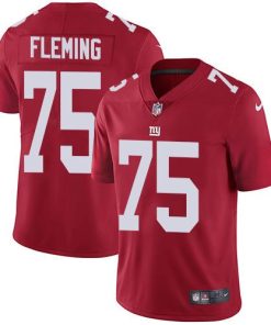 Nike New York Giants #75 Cameron Fleming Red Alternate Men's Stitched NFL Vapor Untouchable Limited Jersey Men's