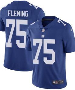 Nike New York Giants #75 Cameron Fleming Royal Blue Team Color Men's Stitched NFL Vapor Untouchable Limited Jersey Men's