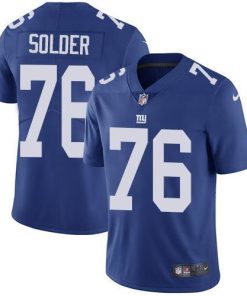 Nike New York Giants #76 Nate Solder Royal Blue Team Color Men's Stitched NFL Vapor Untouchable Limited Jersey Men's