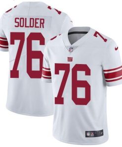 Nike New York Giants #76 Nate Solder White Men's Stitched NFL Vapor Untouchable Limited Jersey Men's