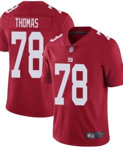 Nike New York Giants #78 Andrew Thomas Red Men's Stitched NFL Limited Inverted Legend Jersey Men's