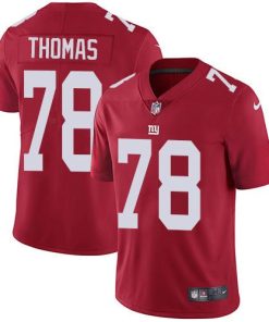Nike New York Giants #78 Andrew Thomas Red Alternate Men's Stitched NFL Vapor Untouchable Limited Jersey Men's