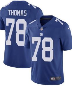 Nike New York Giants #78 Andrew Thomas Royal Blue Team Color Men's Stitched NFL Vapor Untouchable Limited Jersey Men's