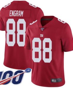 Nike New York Giants #88 Evan Engram Red Alternate Men's Stitched NFL 100th Season Vapor Limited Jersey Men's