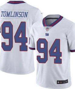 Nike New York Giants #94 Dalvin Tomlinson White Men's Stitched NFL Limited Rush Jersey Men's