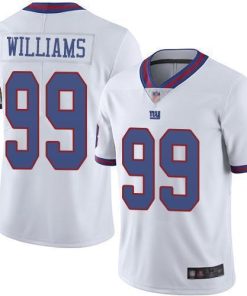 Nike New York Giants #99 Leonard Williams White Men's Stitched NFL Limited Rush Jersey Men's
