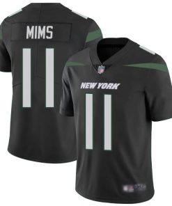 Nike New York Jets #11 Denzel Mim Black Alternate Men's Stitched NFL Vapor Untouchable Limited Jersey Men's