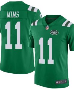 Nike New York Jets #11 Denzel Mim Green Men's Stitched NFL Limited Rush Jersey Men's