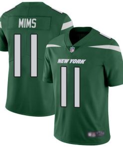 Nike New York Jets #11 Denzel Mim Green Team Color Men's Stitched NFL Vapor Untouchable Limited Jersey Men's