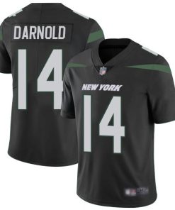 Nike New York Jets #14 Sam Darnold Black Alternate Men's Stitched NFL Vapor Untouchable Limited Jersey Men's