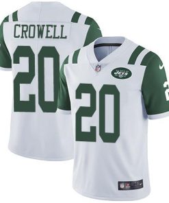 Nike New York Jets #20 Isaiah Crowell White Men's Stitched NFL Vapor Untouchable Limited Jersey Men's