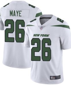 Nike New York Jets #26 Marcus Maye White Men's Stitched NFL Vapor Untouchable Limited Jersey Men's