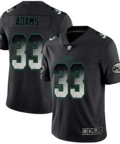 Nike New York Jets #33 Jamal Adams Black Men's Stitched NFL Vapor Untouchable Limited Smoke Fashion Jersey Men's