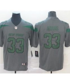 Nike New York Jets #33 Jamal Adams Gray Men's Stitched NFL Limited Inverted Legend Jersey Men's