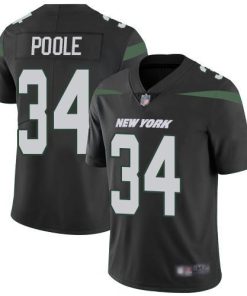 Nike New York Jets #34 Brian Poole Black Alternate Men's Stitched NFL Vapor Untouchable Limited Jersey Men's