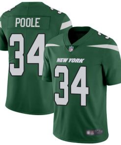 Nike New York Jets #34 Brian Poole Green Team Color Men's Stitched NFL Vapor Untouchable Limited Jersey Men's