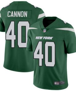 Nike New York Jets #40 Trenton Cannon Green Team Color Men's Stitched NFL Vapor Untouchable Limited Jersey Men's