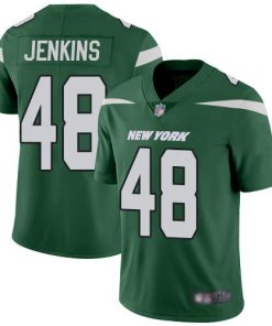 Nike New York Jets #48 Jordan Jenkins Green Team Color Men's Stitched NFL Vapor Untouchable Limited Jersey Men's