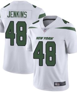 Nike New York Jets #48 Jordan Jenkins White Men's Stitched NFL Vapor Untouchable Limited Jersey Men's